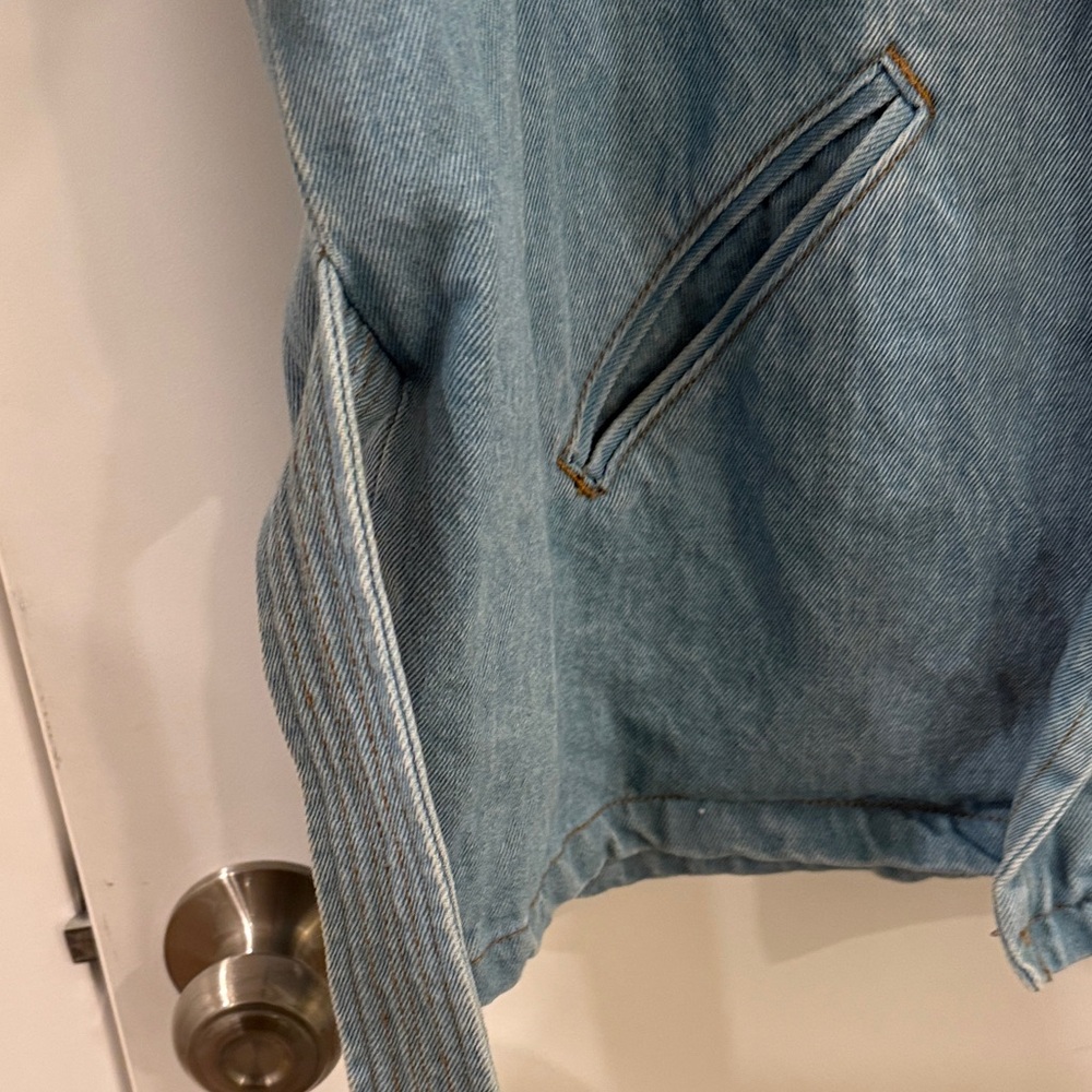 Objects Without Meaning Denim Jacket With Belt - image 6